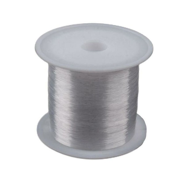 1 pc Fil De Nylon Transparent Transparent / Invisible Ø0. 3mm, Fils Et Lignes De Bricolage, Matériel De Cordage, Perles