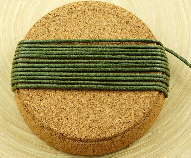 11m 36.1ft 12yds Waxed Cotton Cord Decorative Beading String Etsy