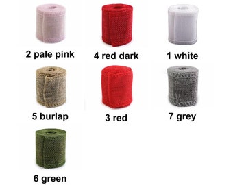 1pc Imitation Jute Ribbon Width 50mm Ribbons - Other Haberdashery