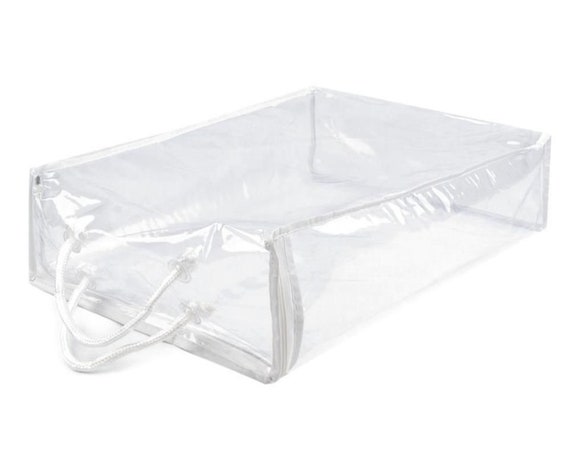 1pc Transparent Clear Pvc Packaging Zipper Bag 28x37cm, Bags, Tube  Containers, Spools, Cards, Haberdashery Store Equipment and Accessories 