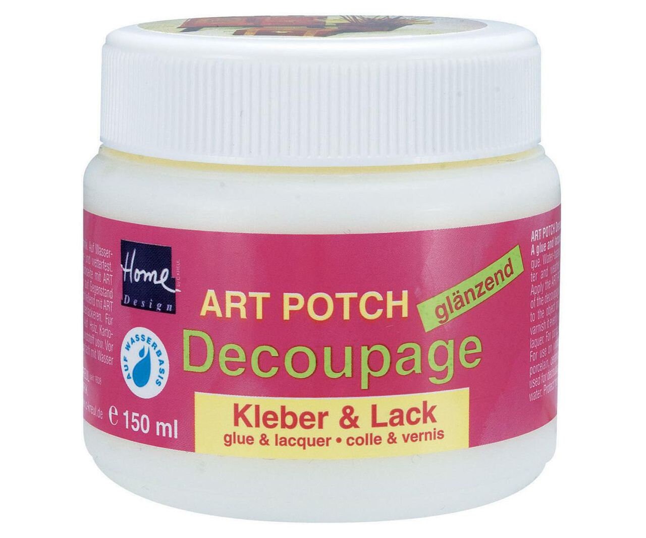 Art Potch Decoupage Glue & Varnish Lacquer Glossy 150ml C Etsy