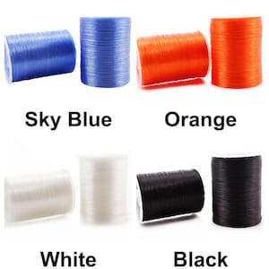 55m 60Yards Perla Filo da Ricamo Macchina da Cucire fai da te Abbigliamento Spilla Maglia Uncinetto 0.1 mm