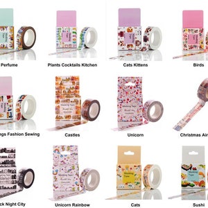 10m di di di Washi Mascheramento Decorativi Adesivo Appiccicoso Pianificatore di Nastro di Carta Adesivi Scrapbooking 15mm