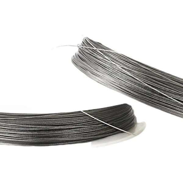 50m (164ft 54yrd Silver Tiger Tail-Handwerk Schmuck Machen, Perlen Fädeln-Draht 0.38 mm Stärke 26 .015in