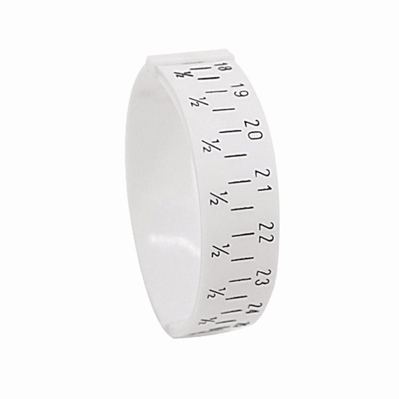 1 Set Black Round Plastic Universal Adjustable Bracelet Measurement Tools Durable 225mm Professional Jewelry Goldsmith Bracelet Chart