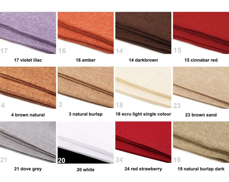 coloured jute fabric