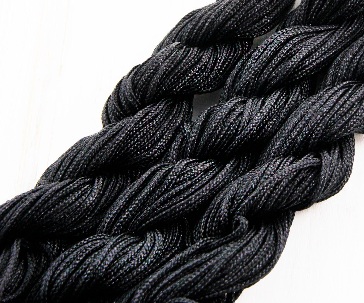 28m 90ft 30yrd Nylon Cord Twisted Braided Beading Knotting String Shamballa  Kumihimo Macrame Thread 1mm 