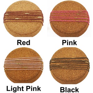 4,6 m 15ft 5yrd Verdreht Geflochten Perlen Knüpfen String Shamballa Kumihimo Macrame Rattail Thread 1mm .039in