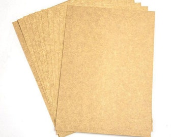 Cardboard Kraft Paper Set A4 205g / M2 (10pcs), Card Stock, Cardboard Craft, Cardboard Box, Arts Paper, Davona, Special Paper, Scrapbooking