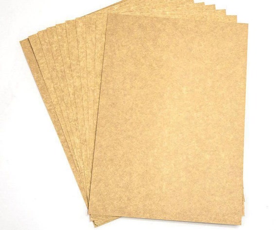 Cardboard Kraft Paper Set A4 205g / M2 10pcs Card Stock - Etsy