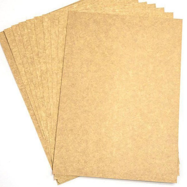Papp-Kraftpapier-Papier-Set A4 205 G / M2 (10er), Karton, Pappe, Handwerk, Karton, Kunst Papier, Davona, Spezial-Papier, Scrapbooking