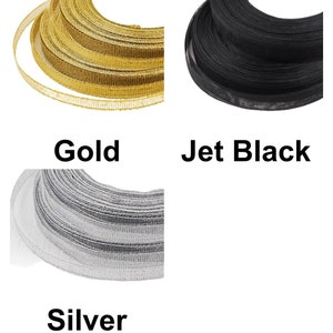 Roll Organza Ribbon Crafts Fabric Decorative Wedding Kanzashi 12mm 0.5in