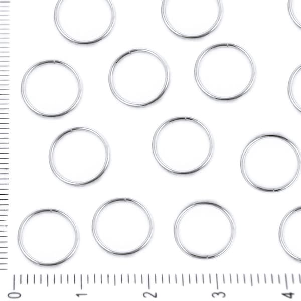 40pcs en Vrac en Argent Plaqué Ouvrir Anneau de Saut Reliant la Tour de Beigne Pour la Fabrication de Bijoux en Métal les Conclusions de la