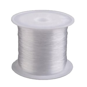 1pc Transparent Clear / Invisible Nylon Thread 0.4mm, Diy Threads And Lines, Stringing Material, Beads