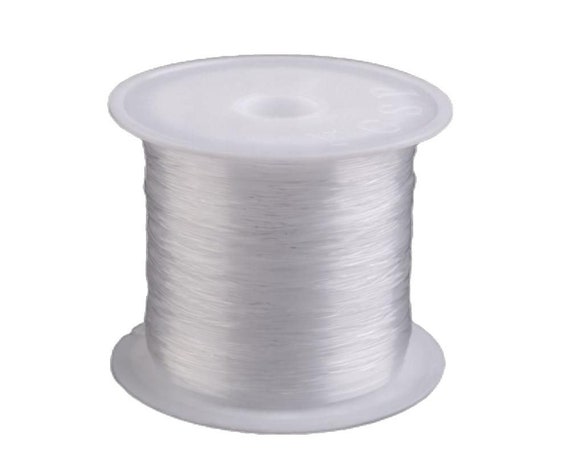 1pc Transparent Clear / Invisible Nylon Thread 0.4mm, Diy Threads and  Lines, Stringing Material, Beads 