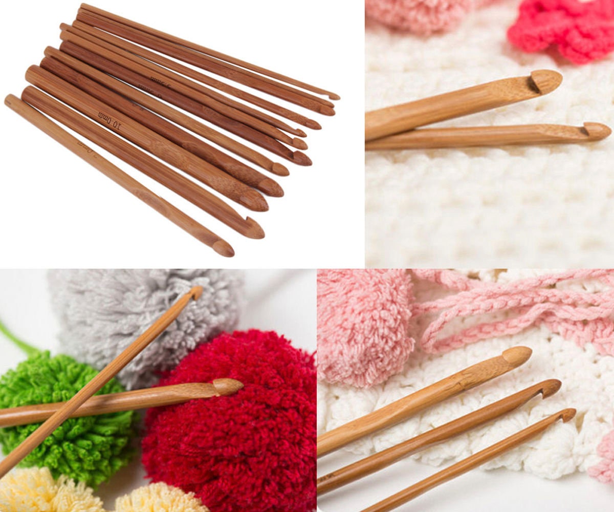 12 mm Crochet Hook, Large Crochet Hooks for Chunky Yarn Ergonomic Knitting  Needles Crochet Needle for Beginners and Handmade DIY Knitting Crochet (12