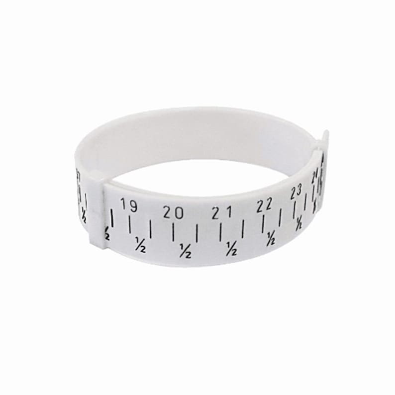 1 Set Black Round Plastic Universal Adjustable Bracelet Measurement Tools Durable 225mm Professional Jewelry Goldsmith Bracelet Chart