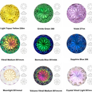 4pcs Izabaro Crystal Mandala 1088 Izabaro Faceted Rhinestones 10mm Izabaro