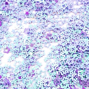 20g Viola Viola Verde AB Glitter Sparkle Star Tv Fiocco di neve di Natale Forma Paillettes Confetti Paillettes cucite Sulla Spilla Ricamo 4m