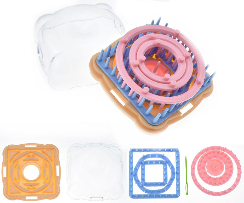 SNAILGARDEN Kit Produttori Di Pompon 6 Pezzi - 2-8,8 Cm Con Scovolini E Occhi Per Pupazzi - Fai Da Te