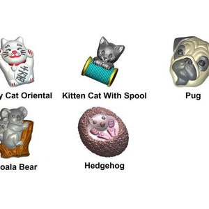 1pc Animal Plastic Soap Making Wax Chocolate Gypsum Cheese Cookies Gelatin Mold Casting Food Grade Mould x X