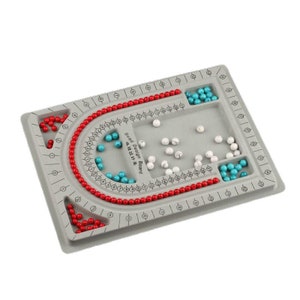 1pc Rettangolo Grigio in Plastica Perline Gioielli di Design Bordo Strumenti di Perline Bead Contare fai da te Artigianale fatto a Mano Port