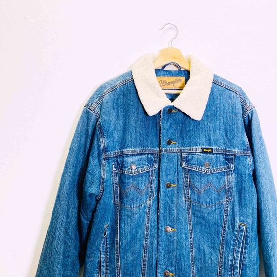 WRANGLER DENIM SHERPA jacket