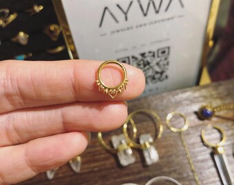 Set 6 Anelli Da Naso In Acciaio Chirurgico 16G/18G - Per Septum, Helix, Labbra O Orecchini (Donna/Uomo)