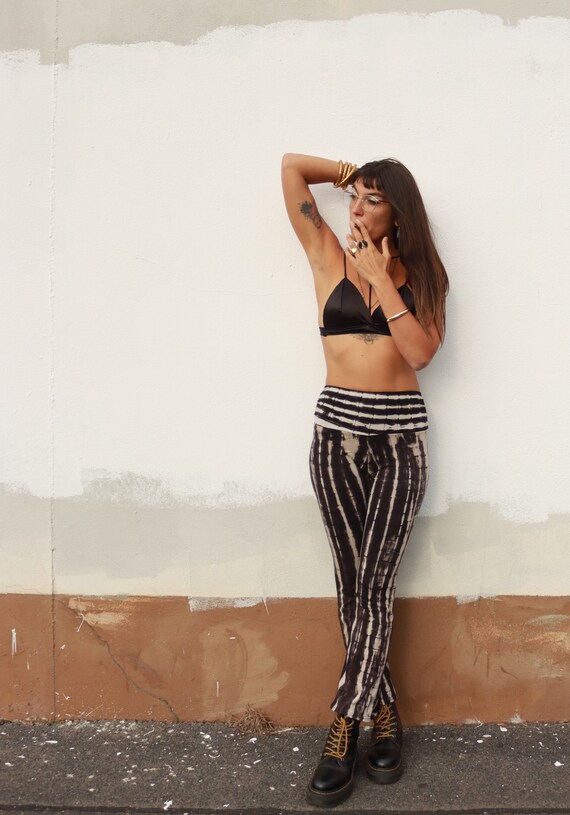 Tie-dye Leggings With Abstract Batik 