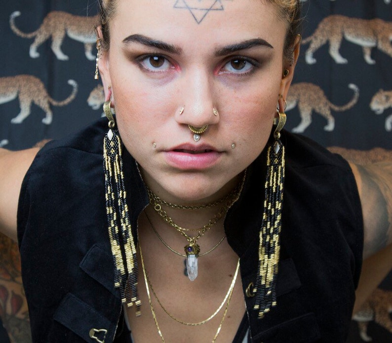 nose ring septum tragus silver plated piercing gold plated septum piercing nose piercing gold plated cartilage tribal septum small