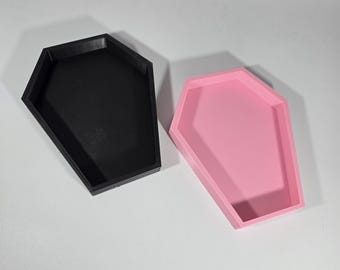 Coffin Shaped Rhinestone Tray