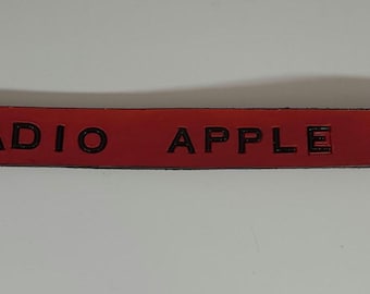 Radio Apple Alastor Lucifer Studded Collar Choker Hazbin Hotel Inspired