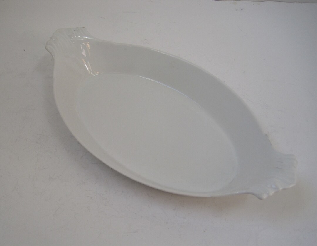 Apilco Oval Au Gratin/baking Dish/ Baker 13 14.5 1 Etsy