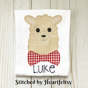 Llama Applique Design File