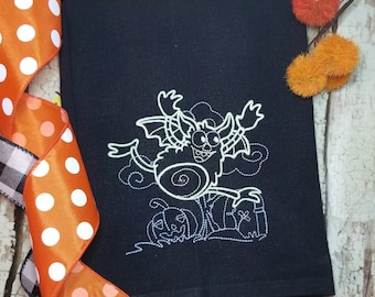 Cute Monster Machine Embroidery Design, Halloween Embroidery Design
