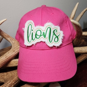 Lions Hat Patch In the Hoop Embroidery Design File