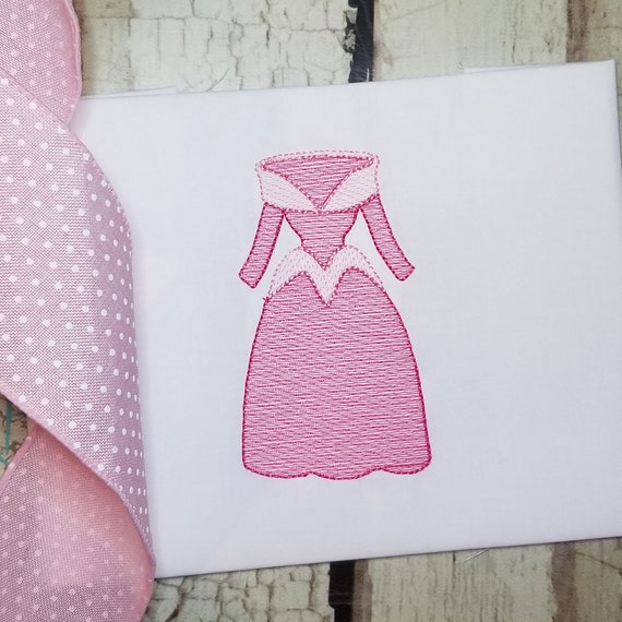 open lace back dress BUNDLE - Disney Princess Dress Machine Embroidery Design. BONUS