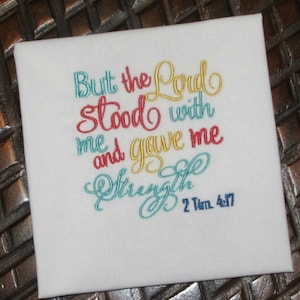 Bible Verse Machine Embroidery Design, Christian Embroidery Design