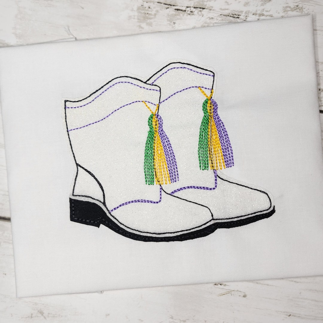 girls mardi gras marching boots