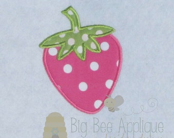 Strawberry Machine Applique Design File