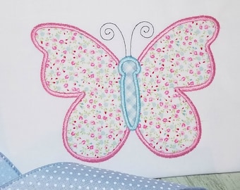 Motif d'appliques de broderie machine papillon, motif d'appliques de printemps