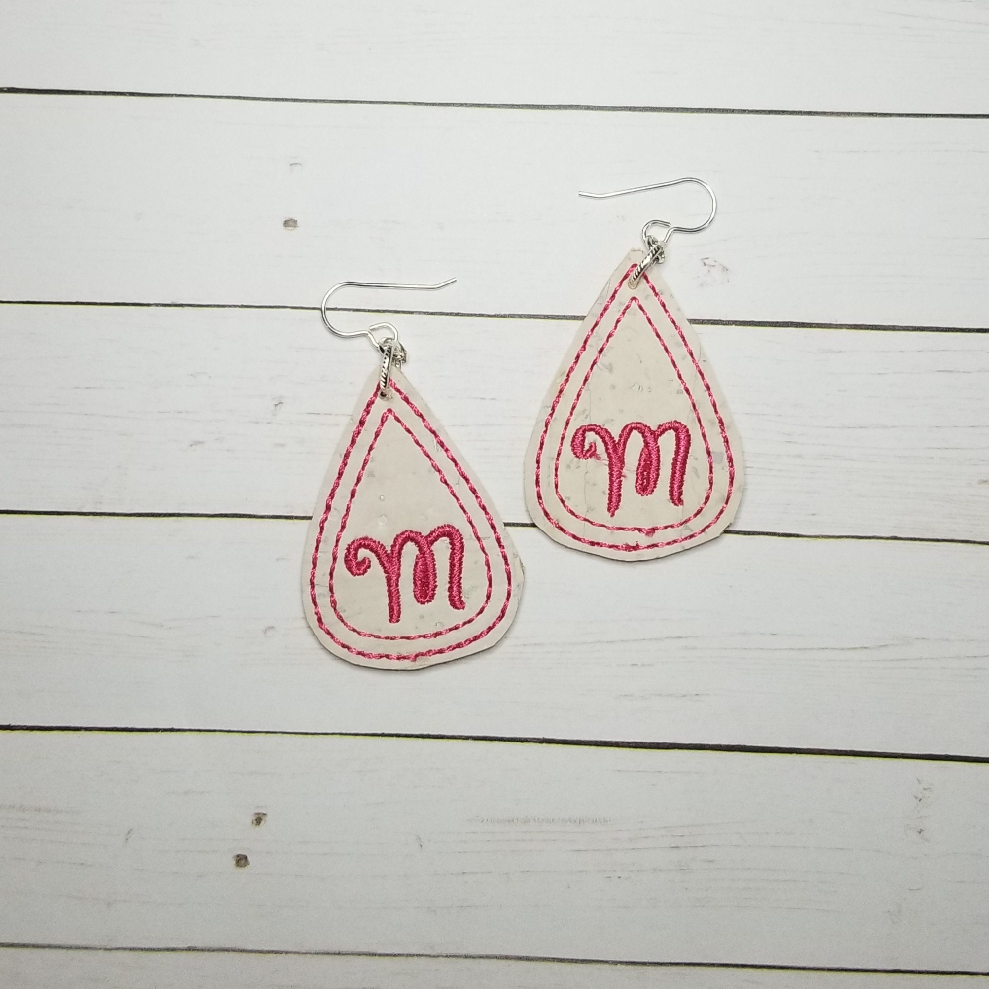 In the Hoop Earrings Machine Embroidery Design ITH Machine Etsy
