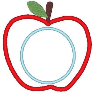 Apple Machine Applique Design, Back to School