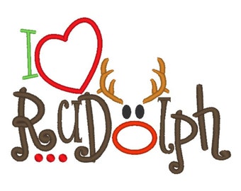 Julmaskinapplikationsdesign, Rudolph-applikationsbroderidesign