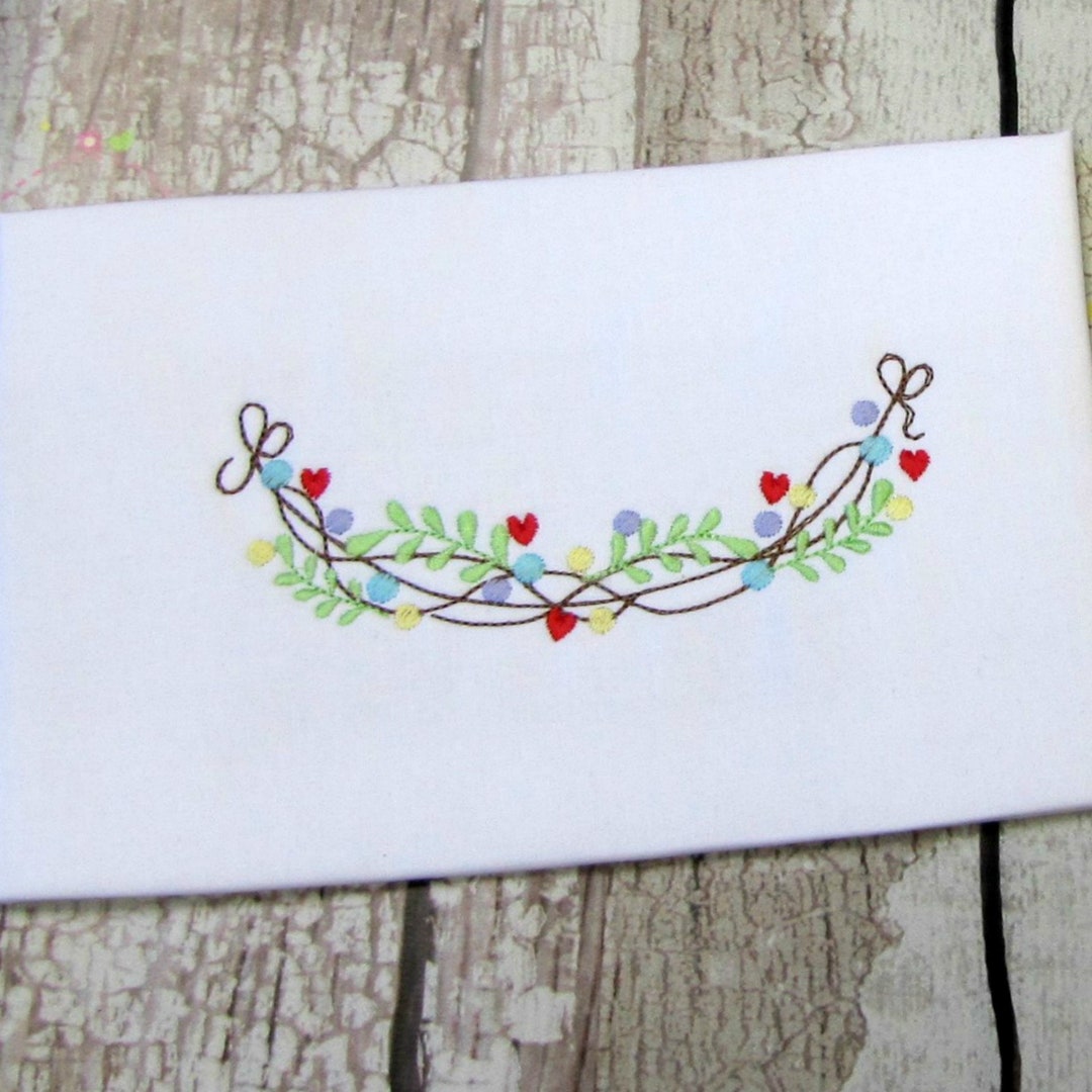 Spring Mongram Frame Embroidery Design, Machine Embroidery Design - Etsy
