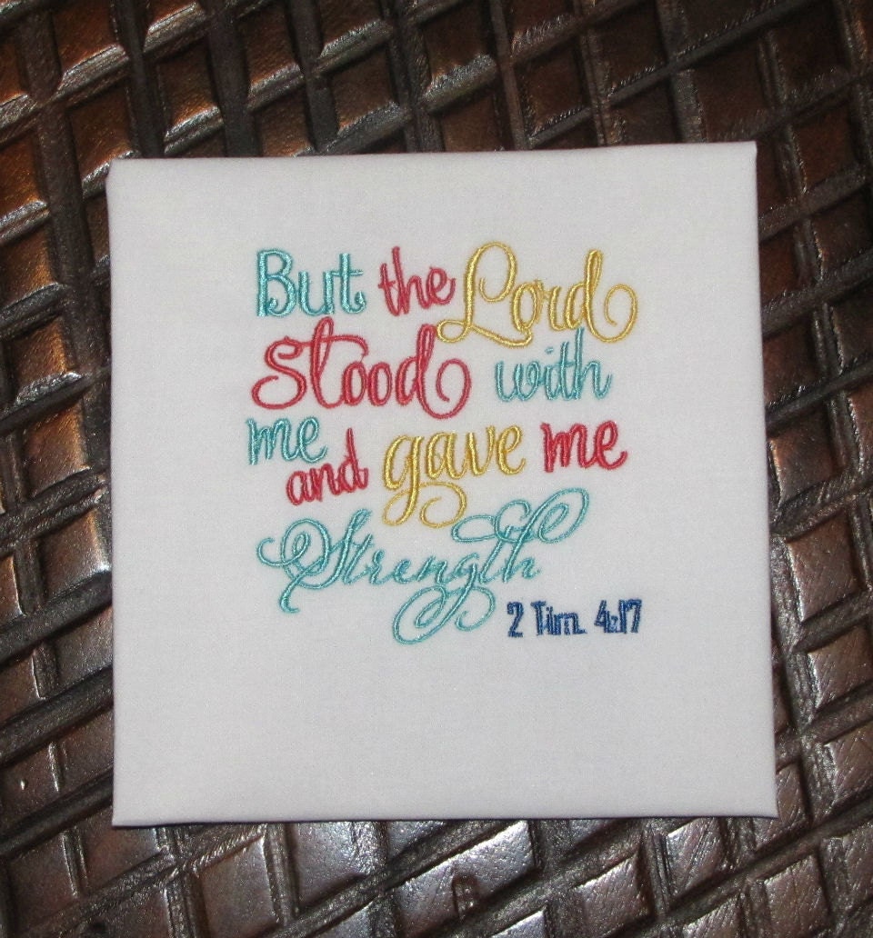 Bible Verse Embroidery Design Religious Embroidery Pattern