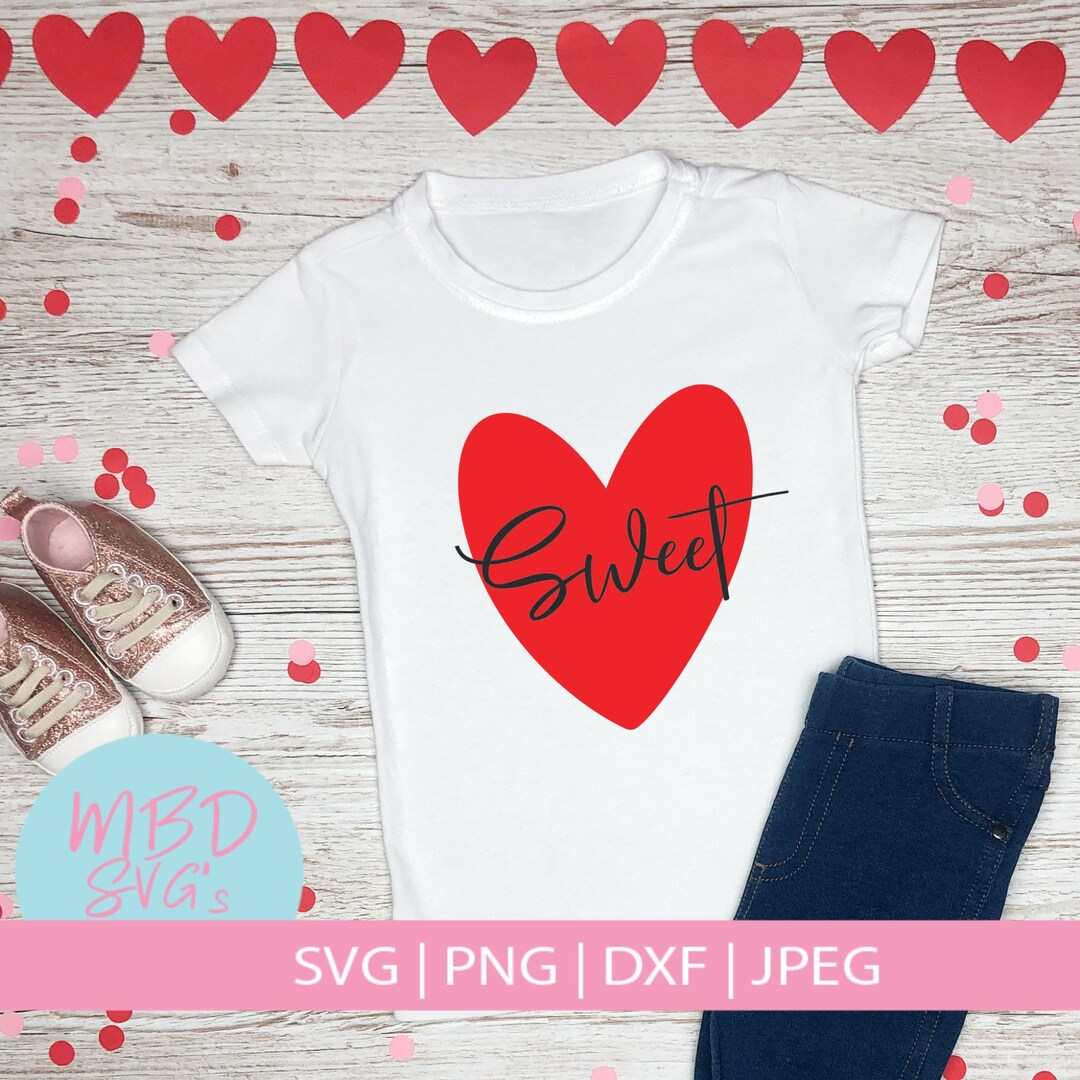 Sweetheart SVG, Valenetines Day SVG for Silhouette and Cricut - Etsy