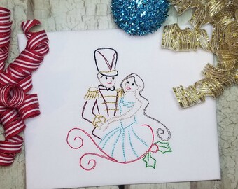 Christmas Nutcracker Machine Embroidery Design, Ballet Embroidery Design, Digital Download