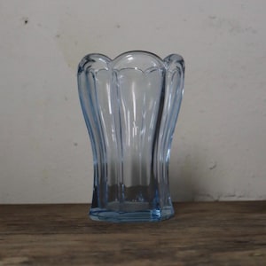 80er Glasvase Vintage