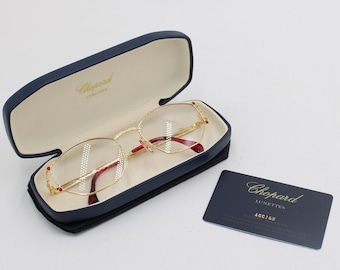 Chopard Lunettes Brille M C021/24 6050 · NOS · 23 KT GP · Made in Austria · Zertifikat ACC165 · Etui